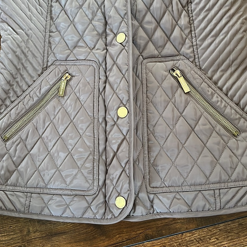 Michael Kors Quilted Tan Jacket - Picture 4 of 6